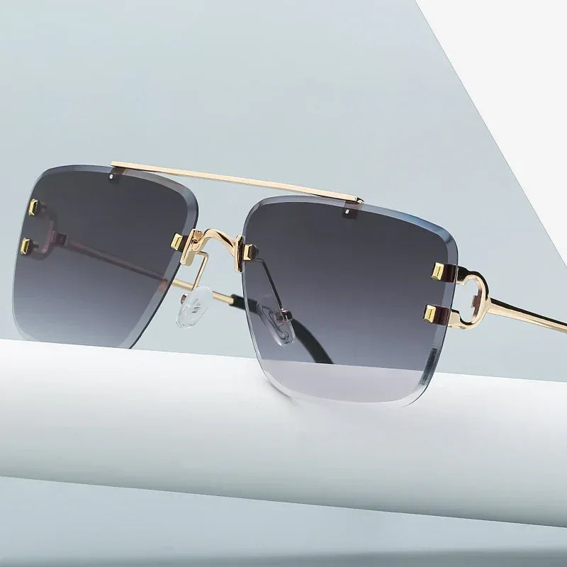 Fashion Simple Retro Square Sunglasses - Viexta