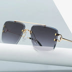 Fashion Simple Retro Square Sunglasses - Viexta