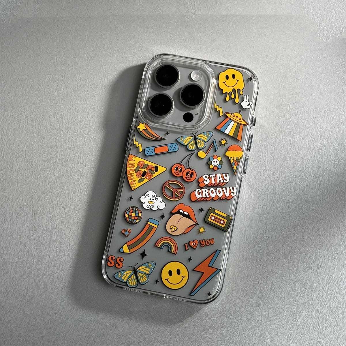 Cartoon Transparent iPhone Case