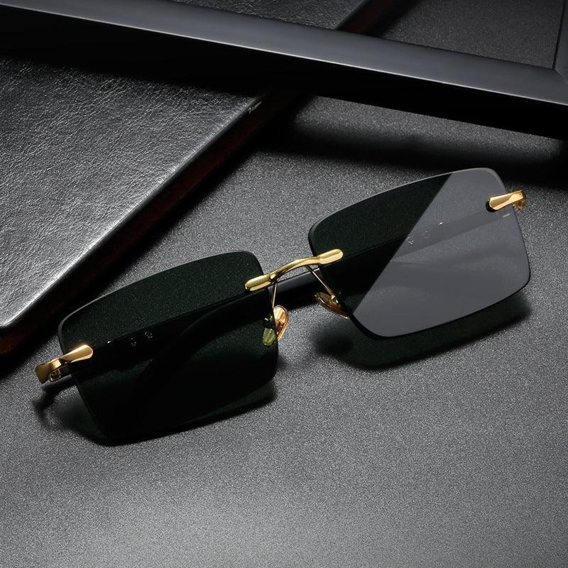 Rimless Crystal Sunglasses For Men And Women - Viexta