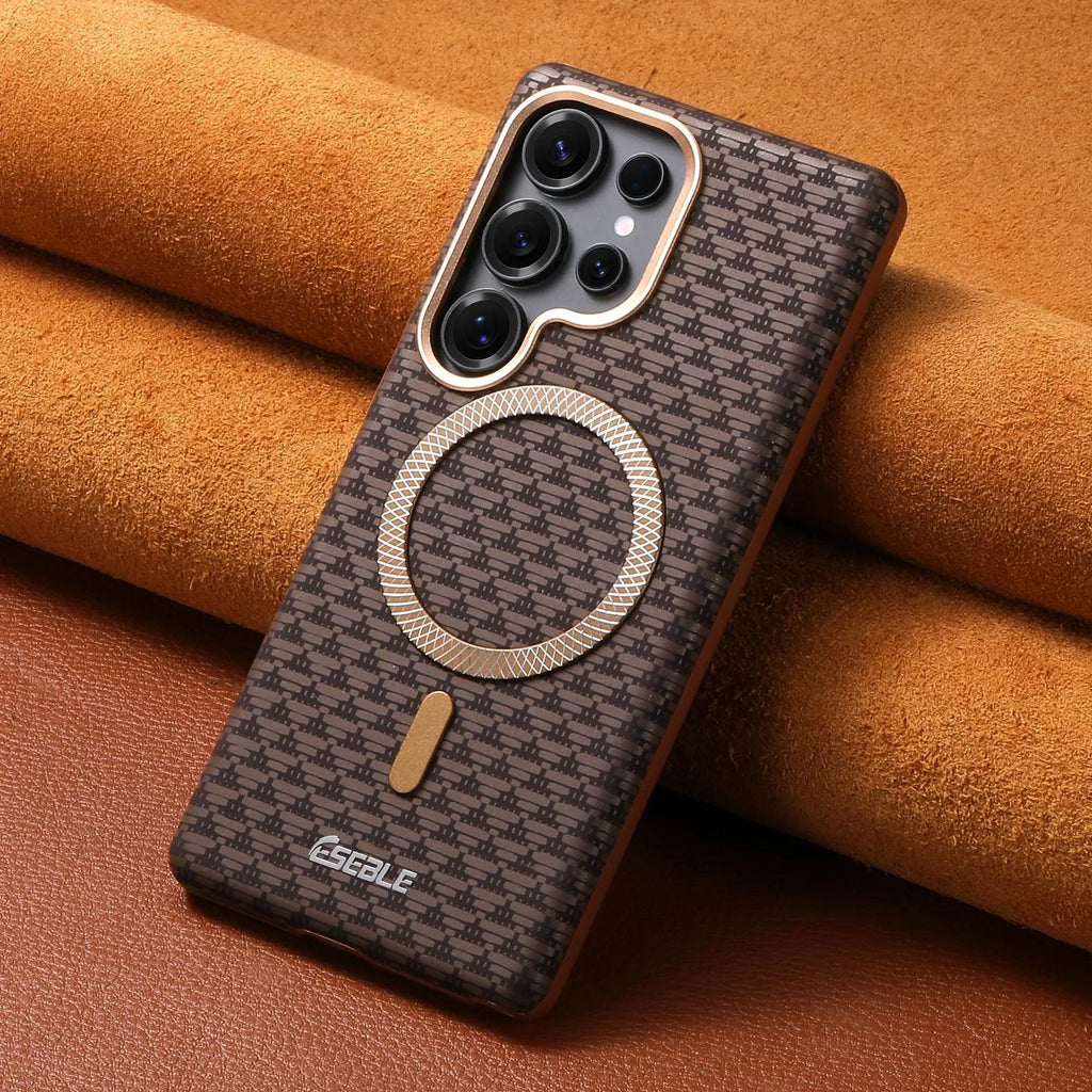 Triangular Peak Magnetic Matte Samsung Case - Viexta