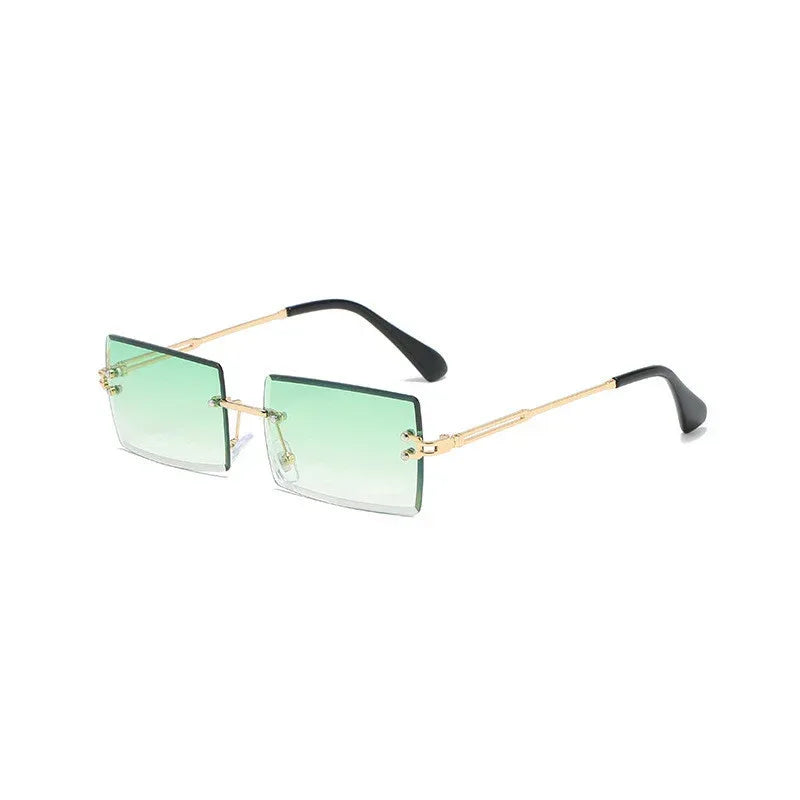 Frameless Cut Edge Sunglasses - Viexta