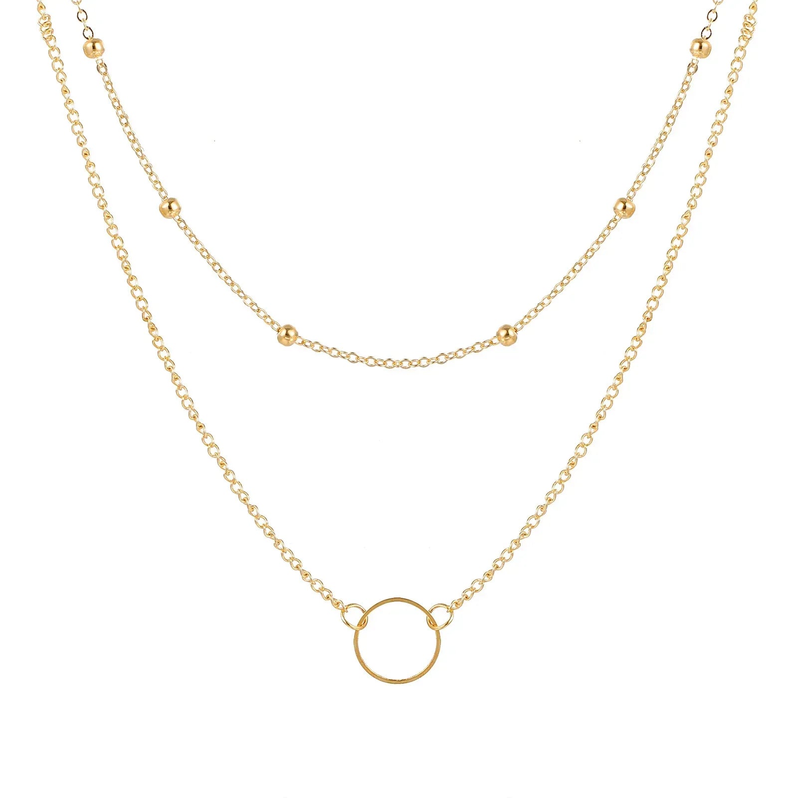 Bead Multilayer Arrow Necklace - Viexta