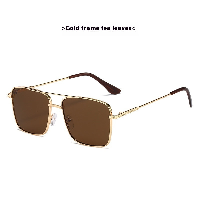 Metal Frame Sunglasses Retro Lens