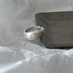 Niche High-End 925 Sterling Silver Retro Plain Band Ring