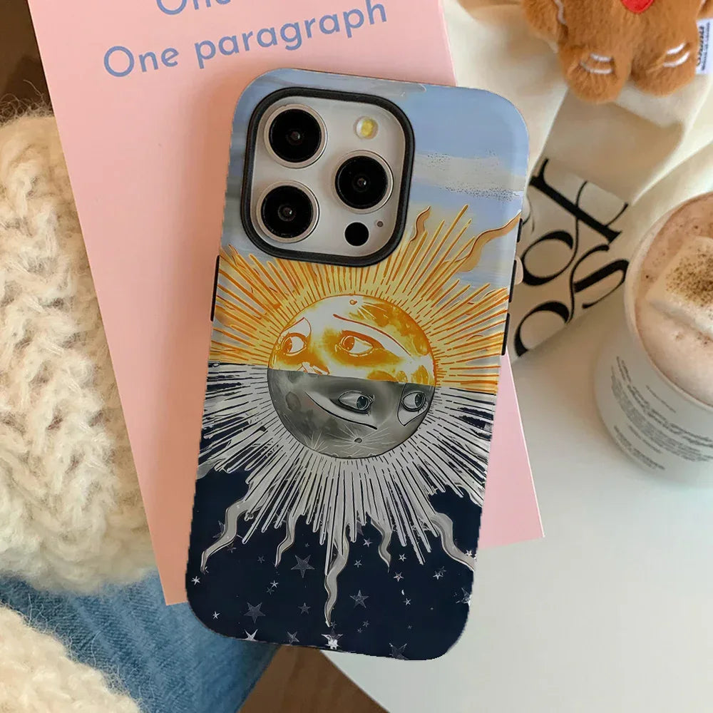 Day And Night Sun Feilin Magnetic Two-in-one iPhone Case - Viexta