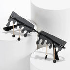 Fashion Butterfly Rimless Sunglasses For Women - Viexta