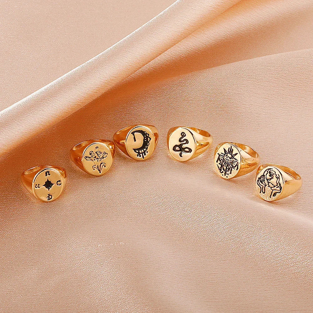 European Retro Portrait Ring - Viexta