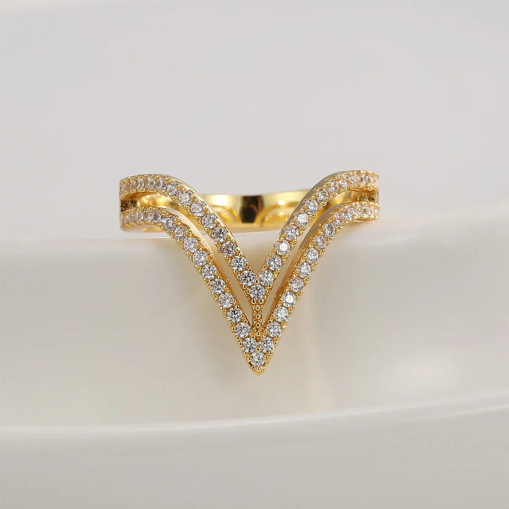 Double Layered Lexi Ring - Viexta