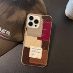 Denim Canvas Stitching iPhone Case - Viexta