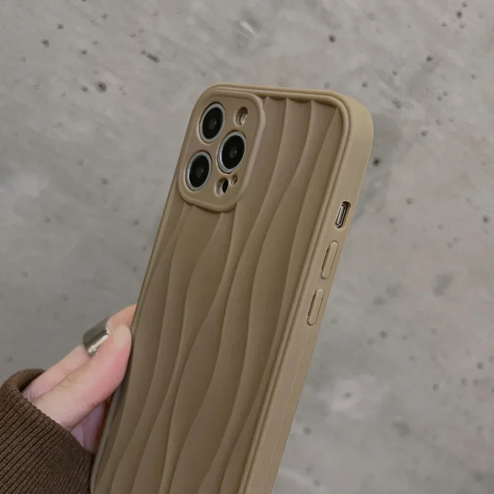 milk-coffee-color-corrugated-iphone-case - Viexta