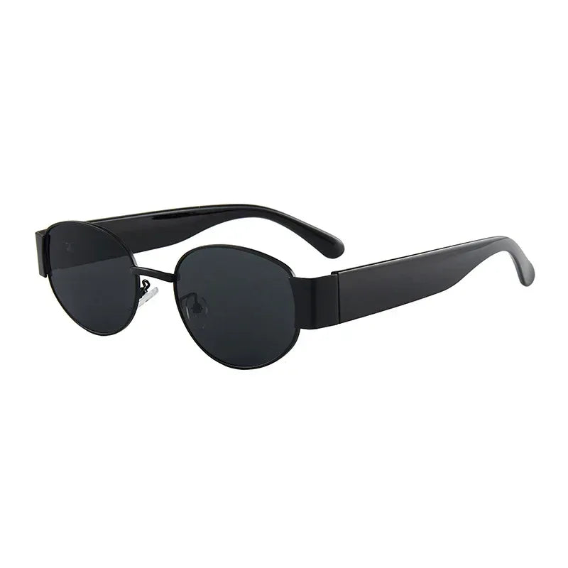 Trendy Small Frame Round Sunglasses - Viexta
