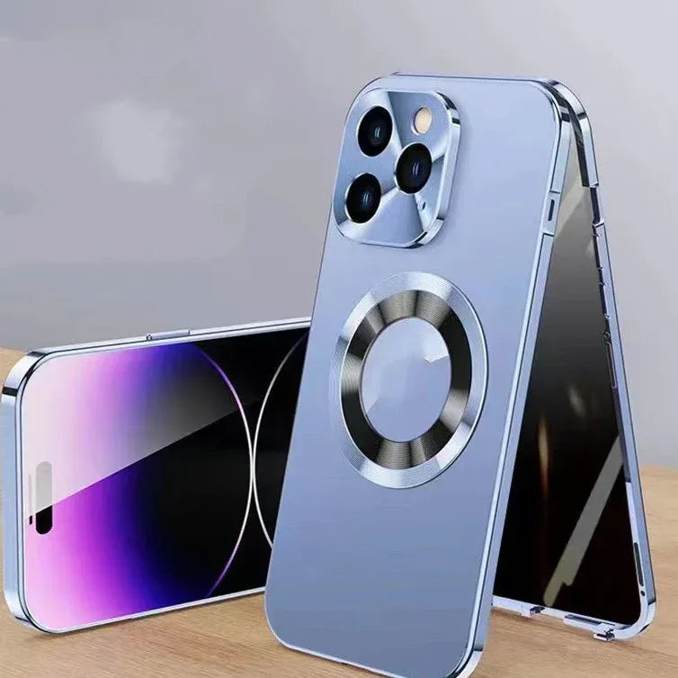 magnetic-iphone-case-with-anti-peep-metal-clip-leakage-tag - Viexta