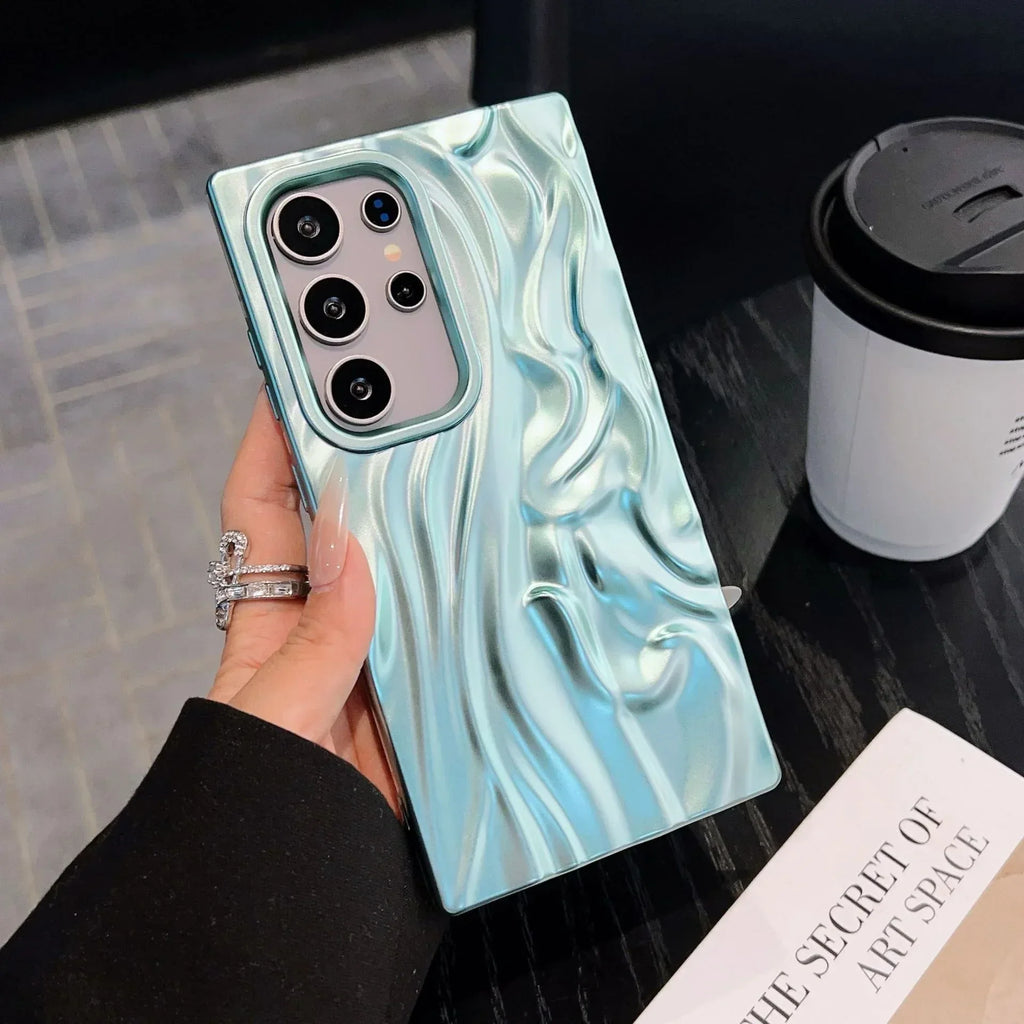 Three-dimensional Pleated Samsung Case - Viexta