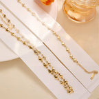 Heart-Shaped Chain Titanium Steel Necklace