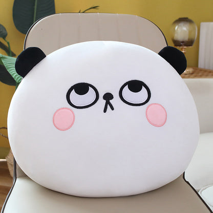 Giant Panda Round Roll Pillow Plush Toy