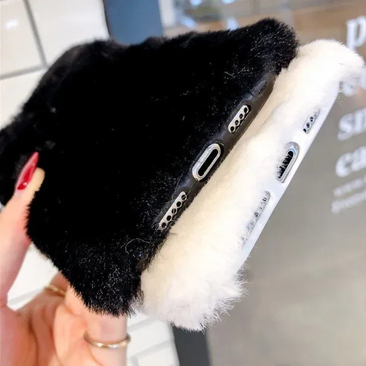 Plush Cute Cat iPhone Case - Viexta