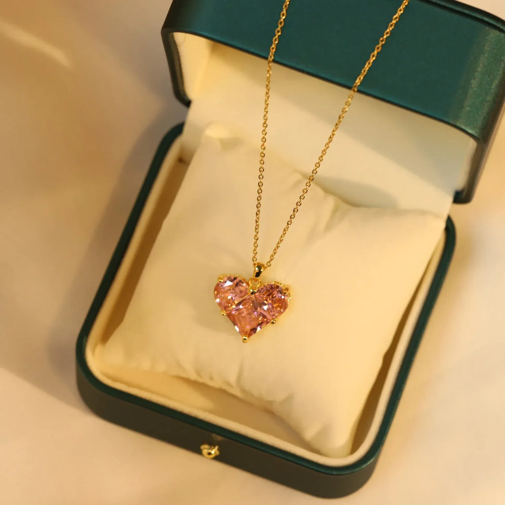 Princess Heart Clavicle Chain - Viexta