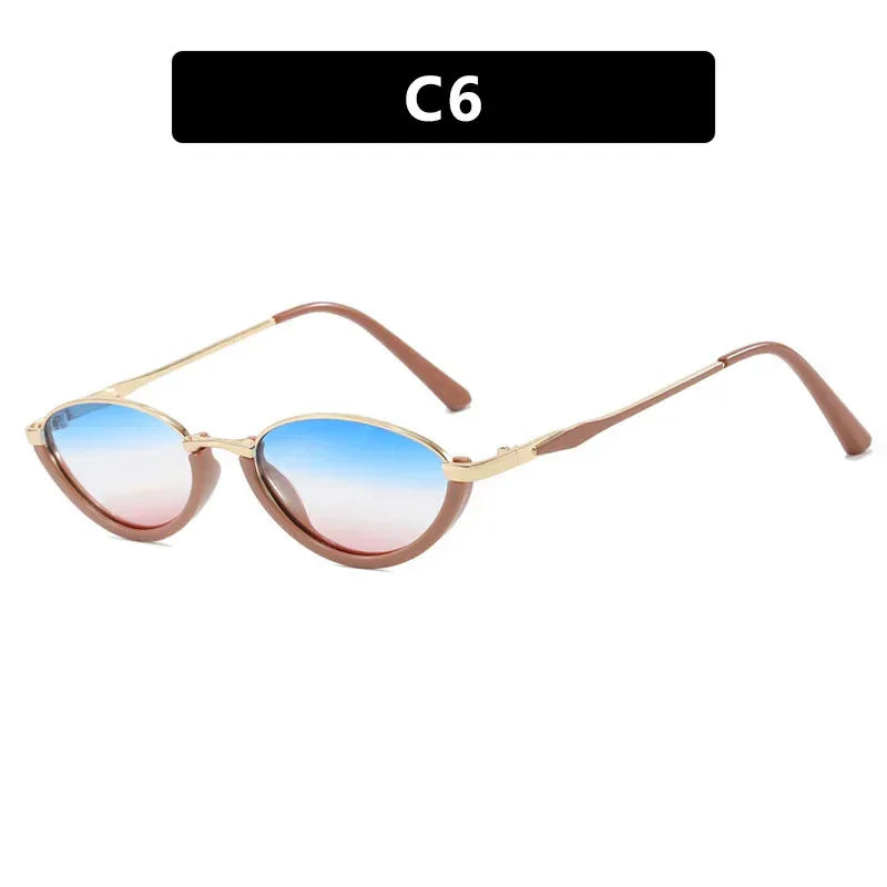 Metal Sun Protection Plain Sun Glasses - Viexta