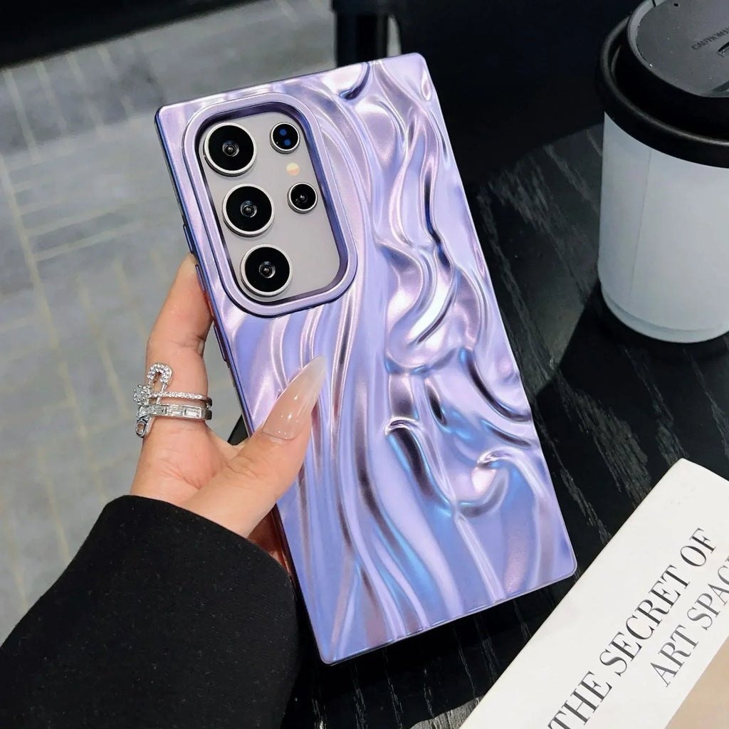 Three-dimensional Pleated Samsung Case - Viexta