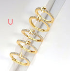 s925-sterling-silver-micro-inlaid-letters-ring - Viexta