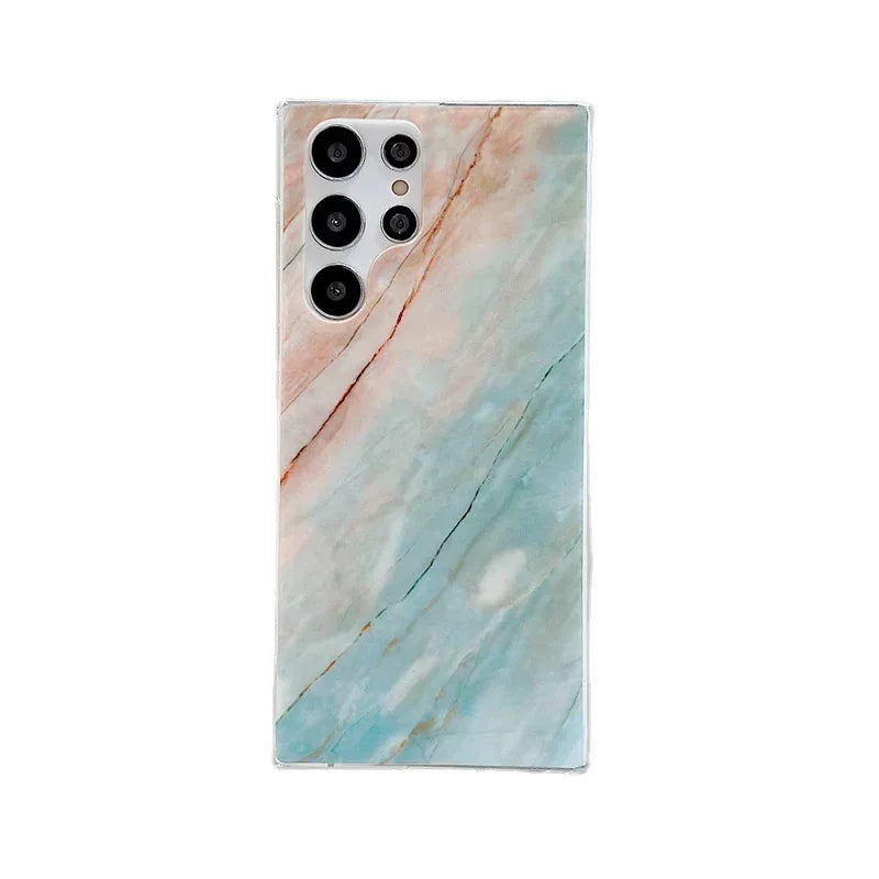 Marble Pattern Soft Shell Samsung Phone Case - Viexta