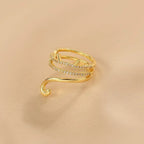 Double Layer Zircon Ring - Viexta