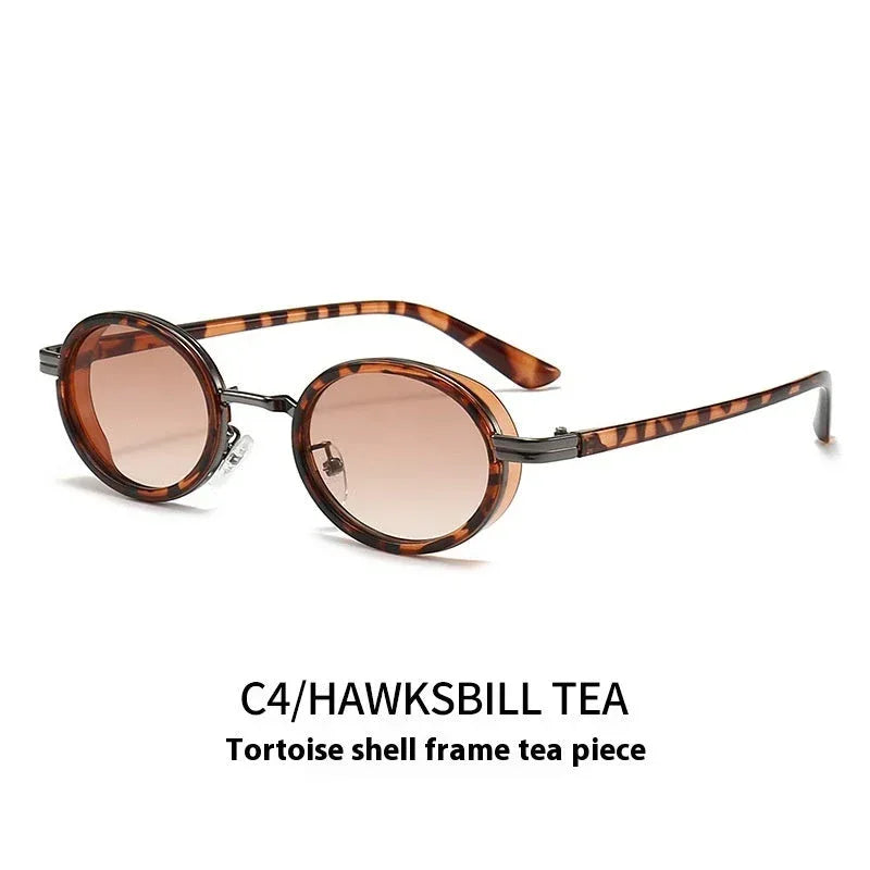 retro-style-steampunk-metal-oval-small-sunglasses - Viexta