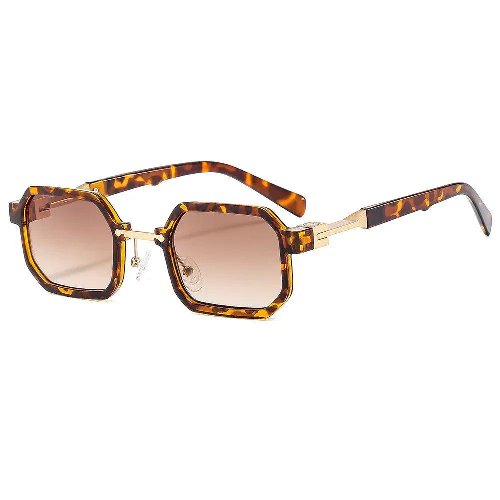 Hip Hop Small Square Box Exquisite Sun Glasses - Viexta