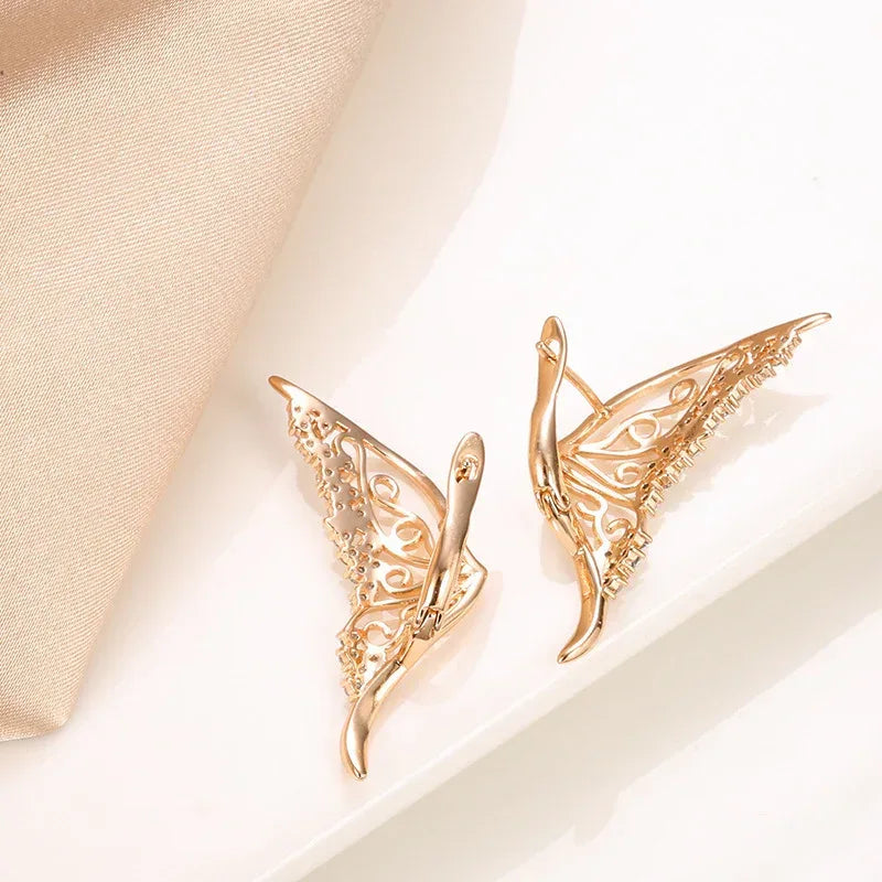 Women Fashion Wing Ear Studs - Viexta