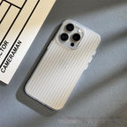 Corrugated Matte Electroplating iPhone Shell Frosted Hard Shell