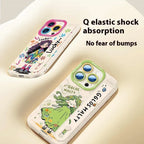 wrist-strap-bracket-silicone-drop-resistant-iphone-case - Viexta
