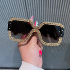 Versatile Diamond Inlaid Sunglasses - Viexta