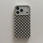New Electroplated Hollow Bead iPhone Case - Viexta