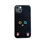 plush-three-dimensional-cat-eyes-iphone-case - Viexta