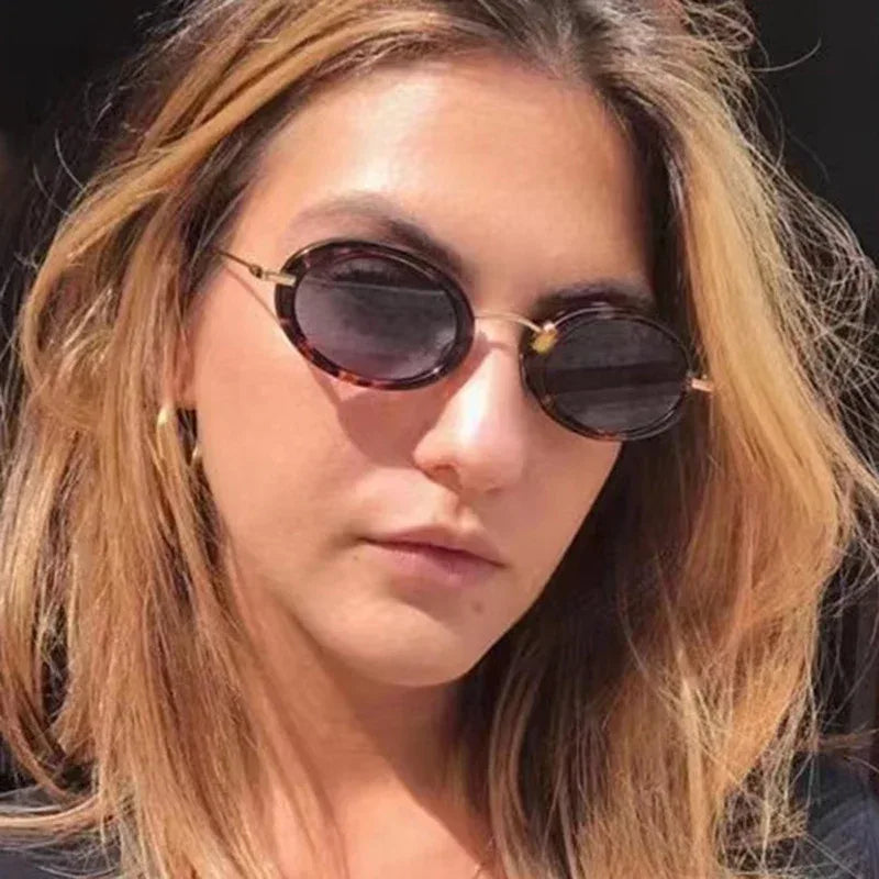 small-frame-oval-vintage-sunglasses - Viexta