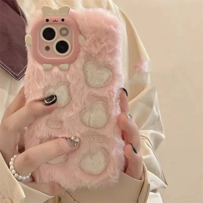 Plush Loving Heart Lens iPhone Case - Viexta