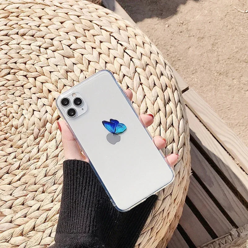 Silicone Butterfly Protective iPhone Case - Viexta