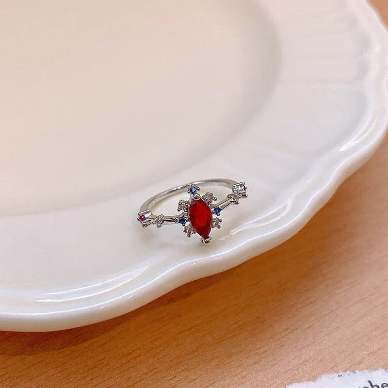 Micro Set Crystal Zircon Pearl Ring - Viexta