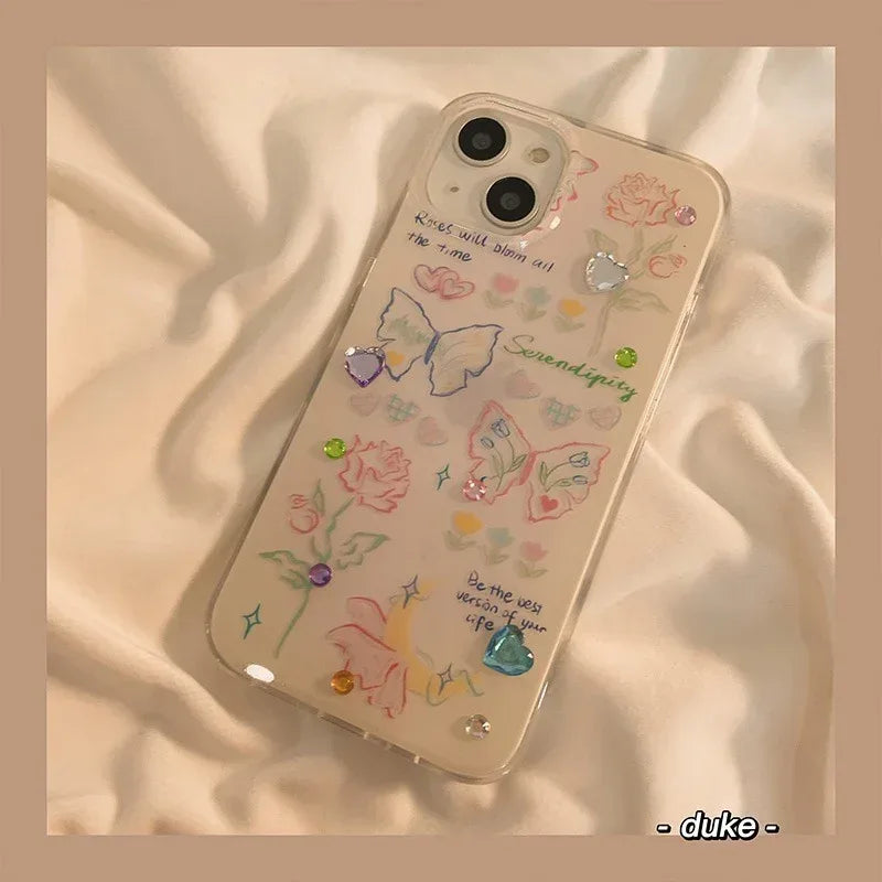 Transparent Butterfly iPhone Case - Viexta