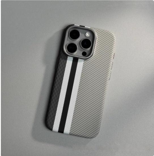 Magnetic Carbon Fiber Drop-resistant iPhone - Viexta