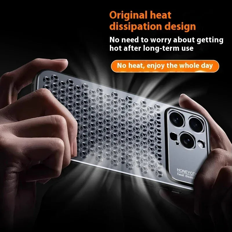 applicable-honeycomb-heat-dissipation-iphone-case - Viexta