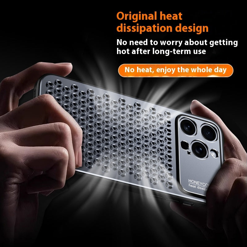 Applicable Honeycomb Heat Dissipation iPhone Case