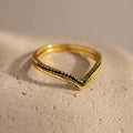 New Herringbone Ring Set