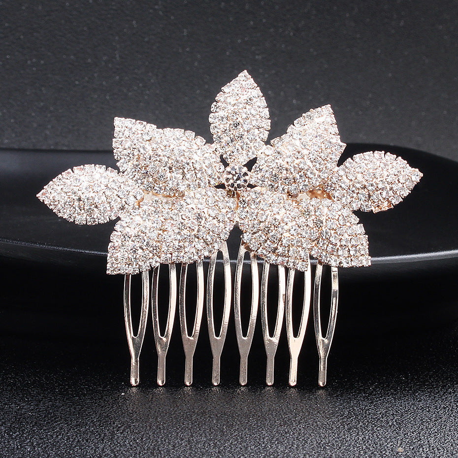 Bridal Hair Comb Rhinestone Korean Headdress Accessories