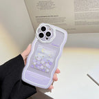 Purple Oil Painting Flower iPhone Case - Viexta