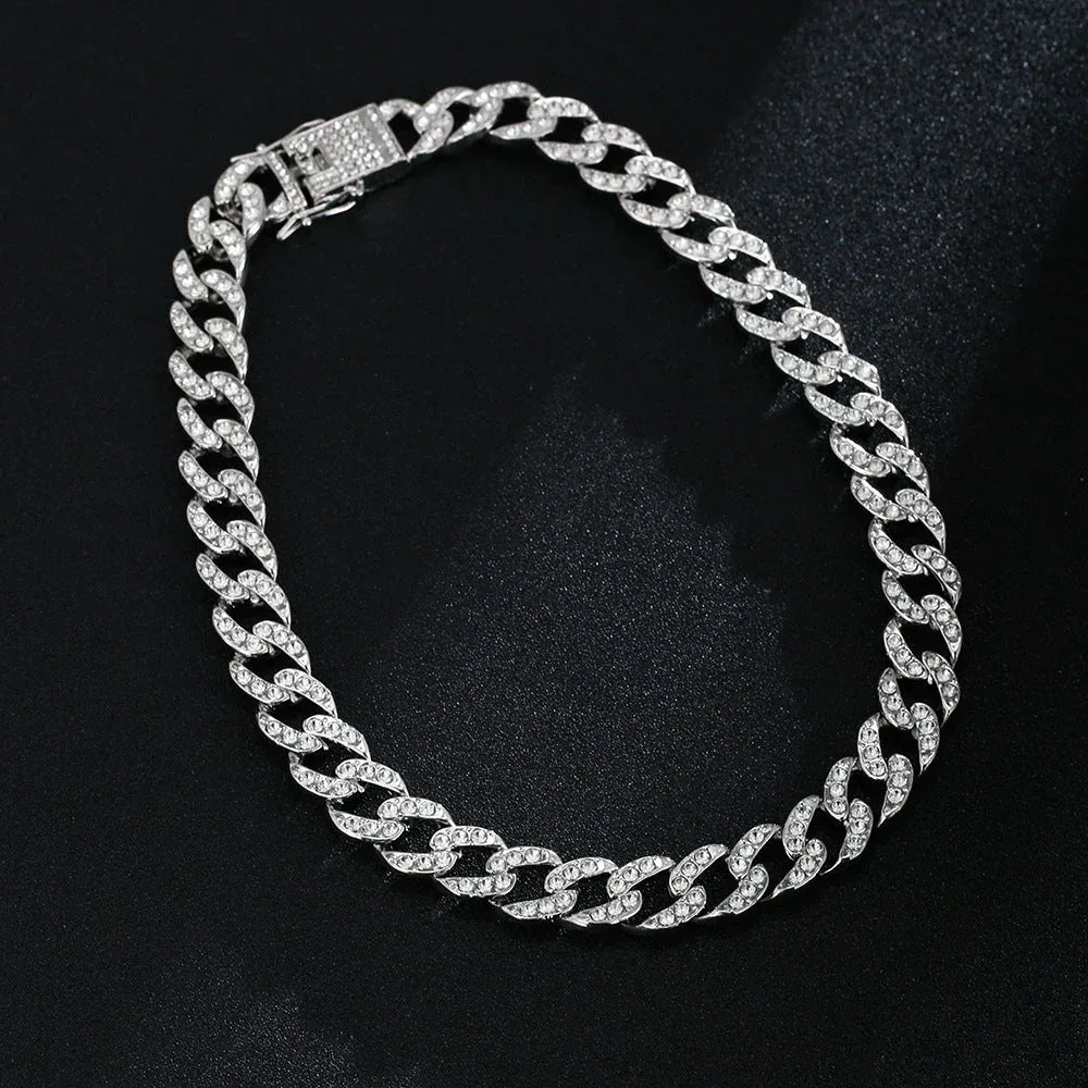 diamond-inlaid-necklace - Viexta