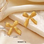 Geometric Round Personalized Hip Hop Gold Plated Earrings - Viexta