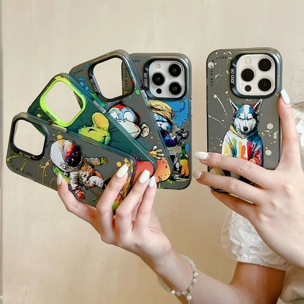 2d Cartoon iPhone Case - Viexta