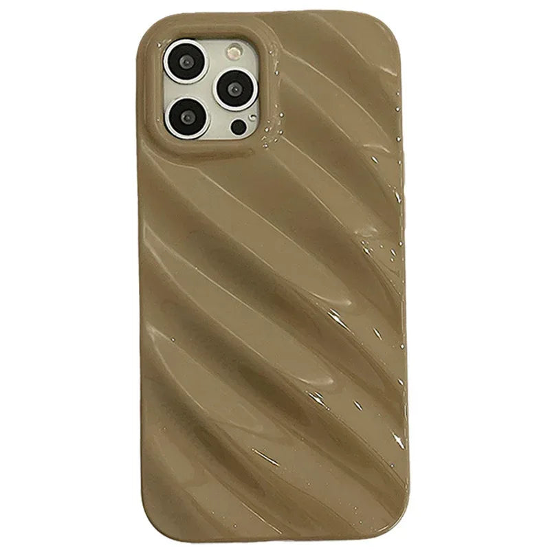 Ins Pleated iPhone Case - Viexta